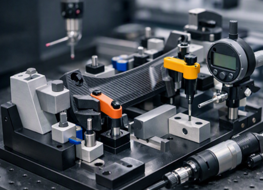 Precision industrial tooling and fixtures — high-performance jigs and gauges for manufacturing assembly lines